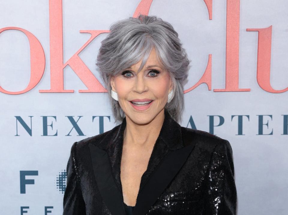 Jane Fonda at the ‘Book Club: The Next Chapter’ premiere in New York in 2023 (Getty Images)