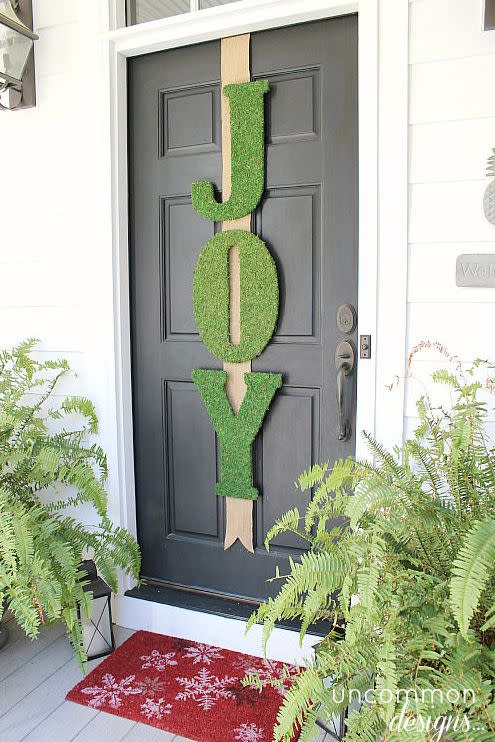 Moss-Covered Letters