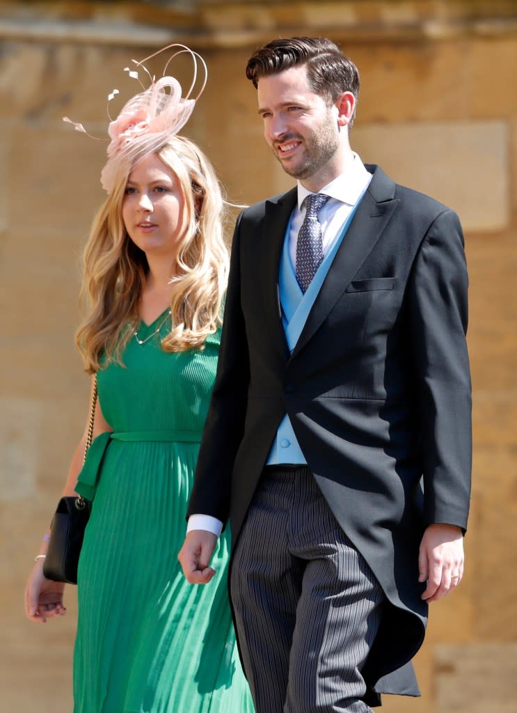 Jason Knauf at the royal wedding. Getty Images