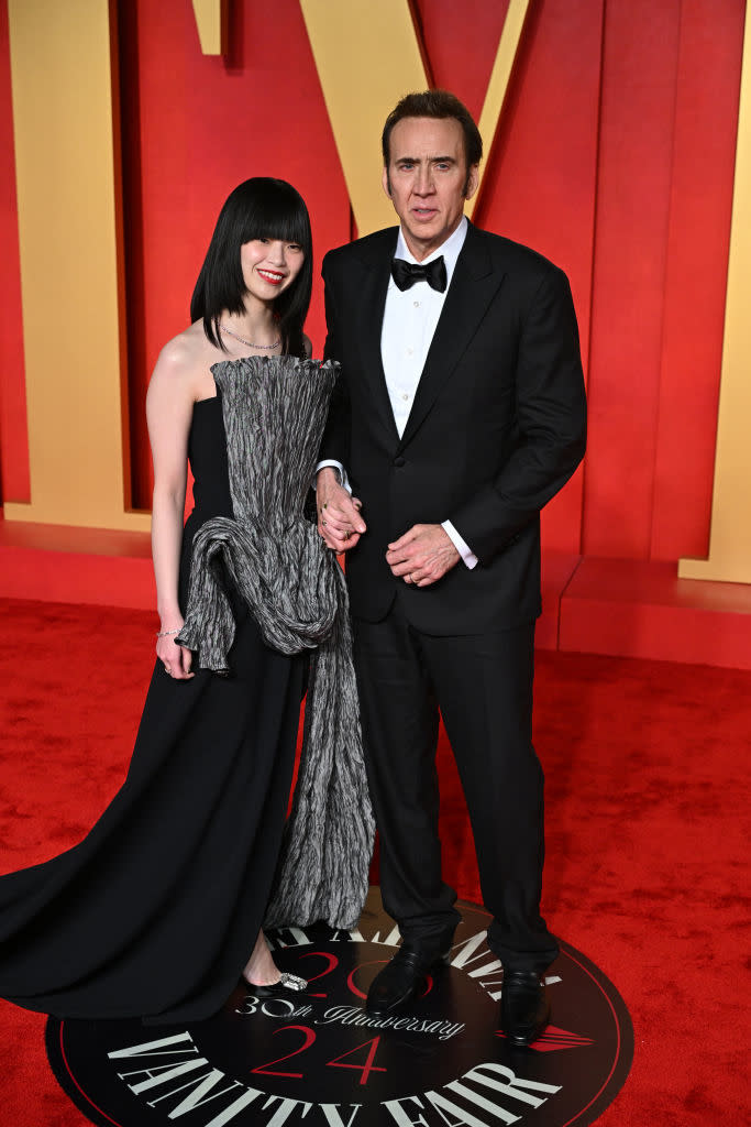 Riko Shibata and Nicolas Cage