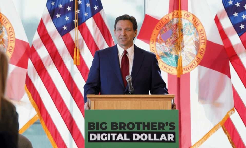 Florida's Ron DeSantis Wants to Ban CBDCs from the State