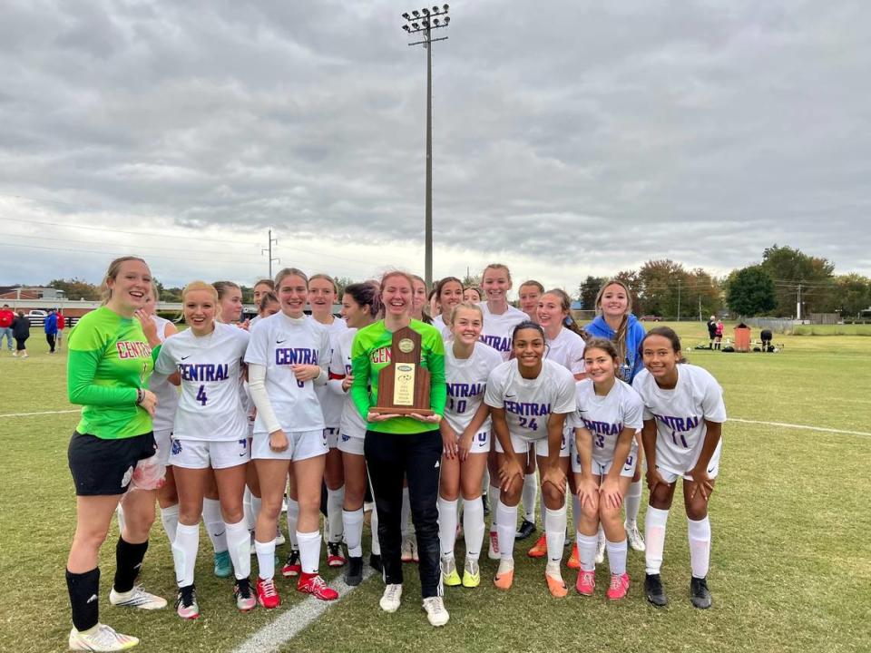Madison Central’s girls soccer team won its first region title since 2004 with a victory over Lexington Catholic on Saturday afternoon.