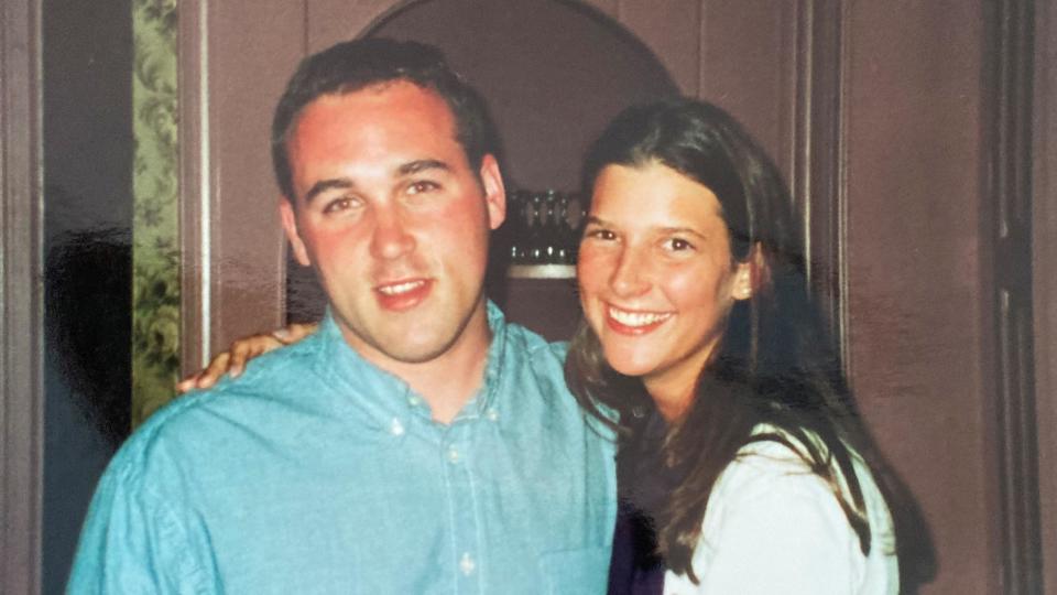 The couple first met in 1995 in high school in suburban Philadelphia and started dating three years later. They married in 2001. / Credit: Alisa Mathewson