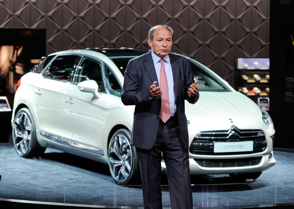 FRANKFURT AM MAIN, GERMANY - SEPTEMBER 13: CEO of Citroen Feredric Banzet speaks to the media during the press days at the IAA Frankfurt Auto Show on September 13, 2011 in Frankfurt am Main, Germany. The IAA will be open to the public from September 17 through September 25. (Photo by Thorsten Wagner/Getty Images)