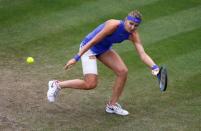 Tennis - WTA Premier - Aegon Classic - Edgbaston Priory Club, Birmingham, Britain - June 24, 2017 Czech Republic's Lucie Safarova in action against Czech Republic's Petra Kvitova during the semi final Action Images via Reuters/Peter Cziborra