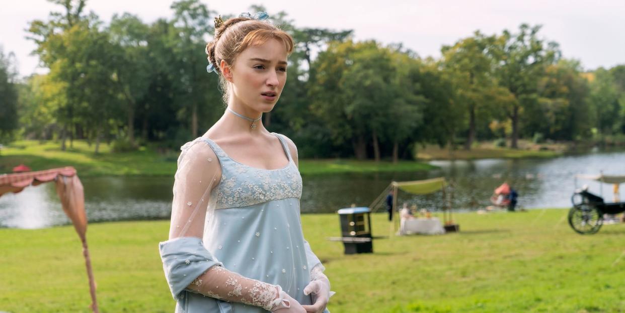 bridgerton phoebe dynevor as daphne bridgerton in episode 102 of bridgerton cr liam danielnetflix © 2020