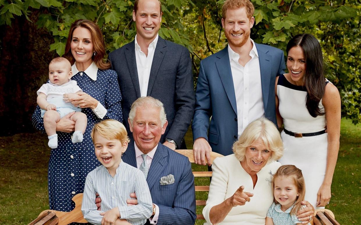 The Prince of Wales with his family on his 70th birthday - Getty Images Europe