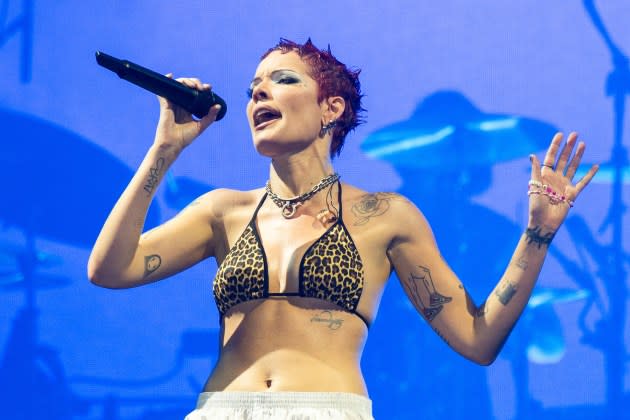 Halsey performs at Sziget Festival 2024 at óbuda Island on August 08, 2024 in Budapest, Hungary. - Credit: Joseph Okpako/WireImage