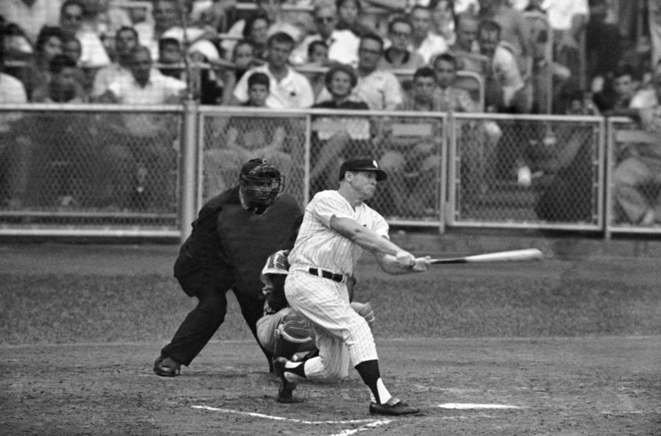 Yankees great Mickey Mantle was so prodigious, he earned the childhood adulation of such sports figures as former Ohio State quarterback Rex Kern, golfer Ben Krenshaw and marathoner Bill Rodgers.