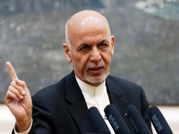 Afghan former president Ashraf Ghani