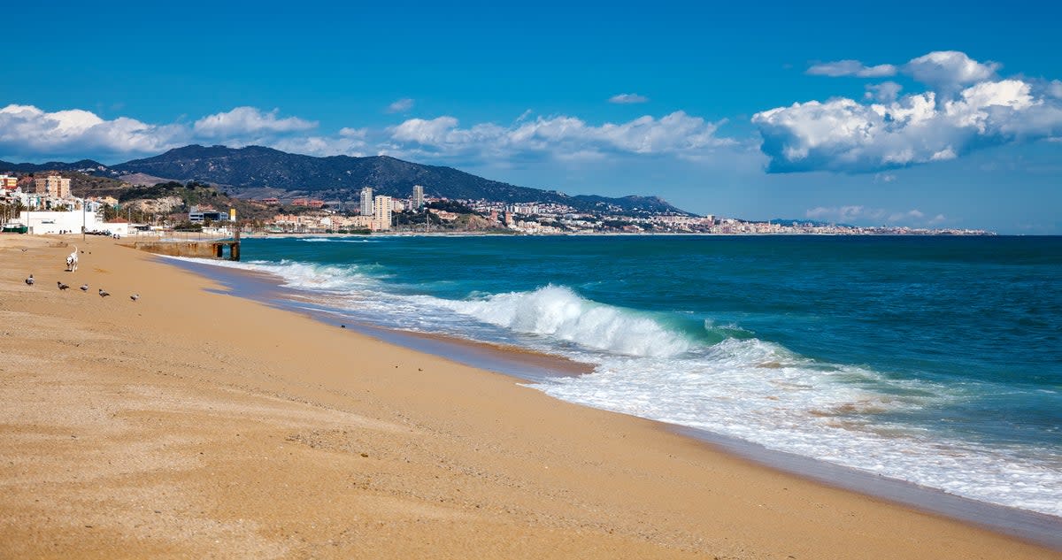 Badalona beach, north-east of Barcelona, has been given a Black Flag  (Getty Images/iStockphoto)