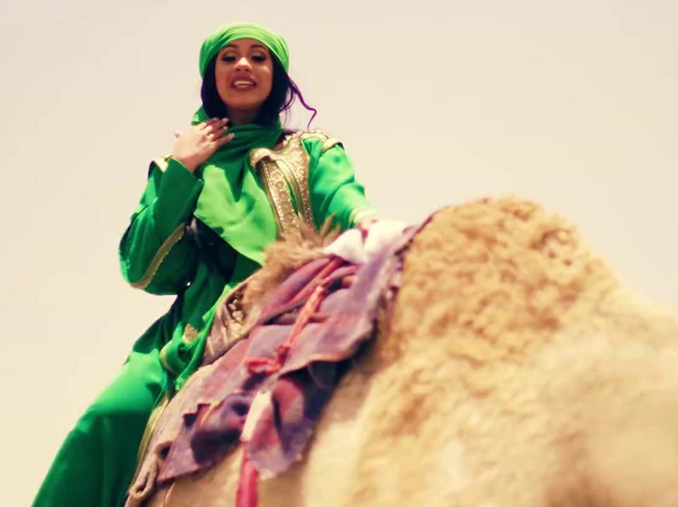 Cardi B  bodak yellow music video camel