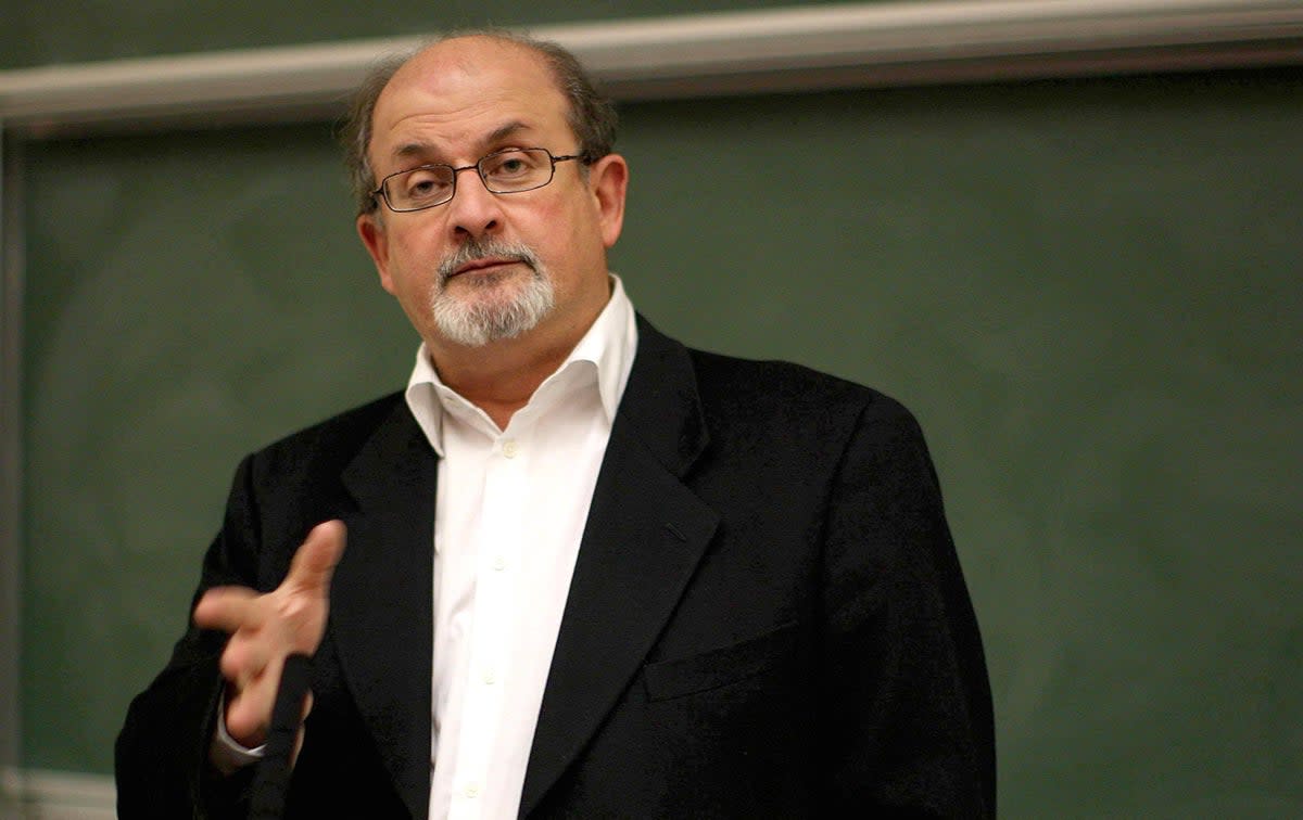 The man who allegedly stabbed Sir Salman Rushdie on stage at an event in New York has said he was ‘surprised’ to learn the renowned author was alive following the attack (Julien Behal/PA) (PA Archive)