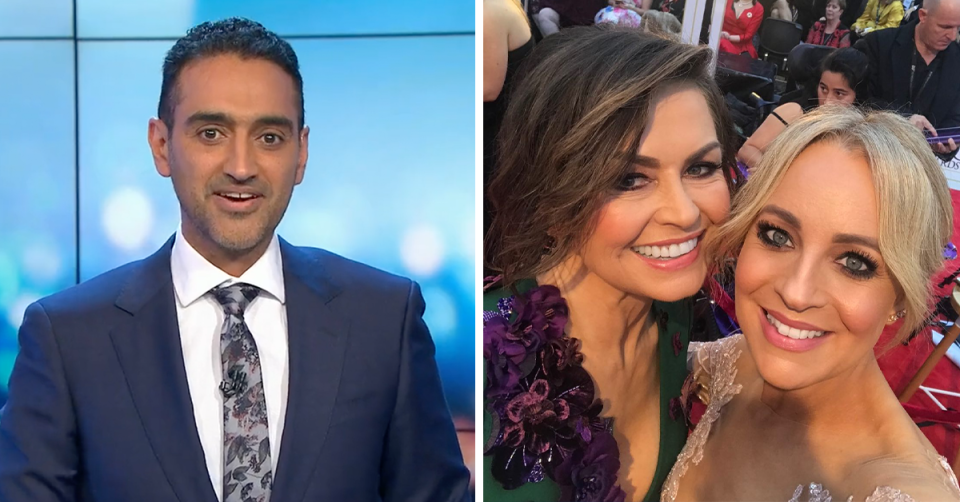 The Project’s Waleed Aly / Carrie Bickmore and Lisa Wilkinson.