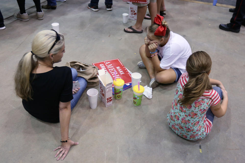 Family affair at Trump rally