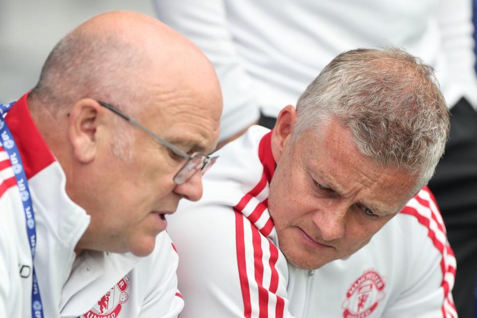 Mike Phelan serves as Ole Gunnar Solskjaer’s assistant at Manchester United  (Manchester United via Getty Imag)