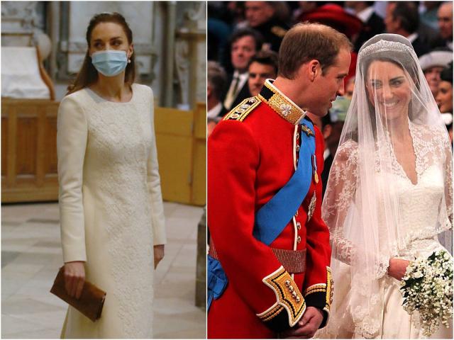 Royal and celebrity wedding veils: Queen Elizabeth, Kate Middleton