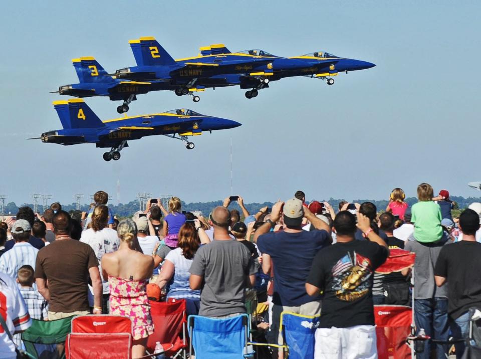 The Navy's Blue Angels have the NAS JAX Air Show on their calendar for 2022.