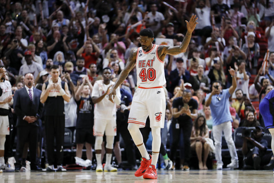 Udonis Haslem。（Sam Navarro-USA TODAY Sports）