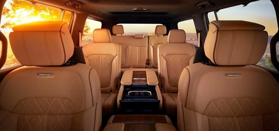 The 2022 Jeep Grand Wagoneer Series II has three rows of seats and can comfortably accommodate seven passengers, including three adults in the third row, the latter almost unheard of even in big SUVs.