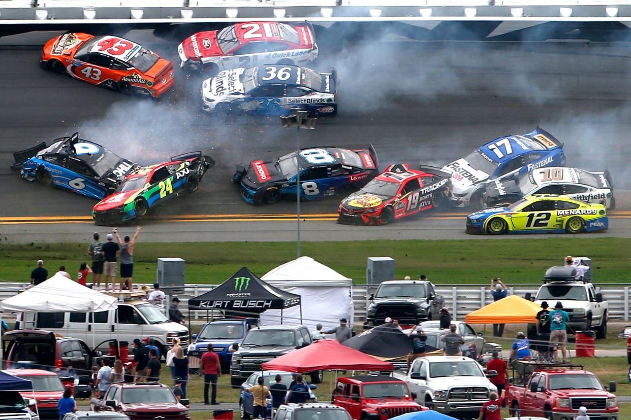 Daytona 500 wreck The Big One