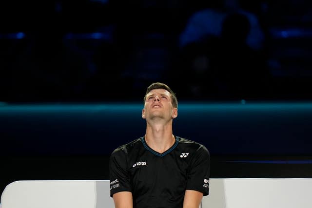 Hubert Hurkacz lost all three matches at the ATP Finals