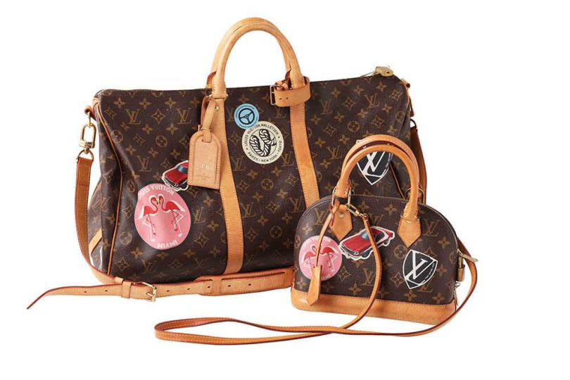 LOUIS VUITTON　Monogram World Tour系列　旅行袋／價格店洽（左）　貝殼包／價格店洽（右）（攝影／戴世平）