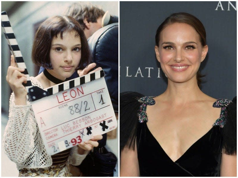 natalie portman then and now