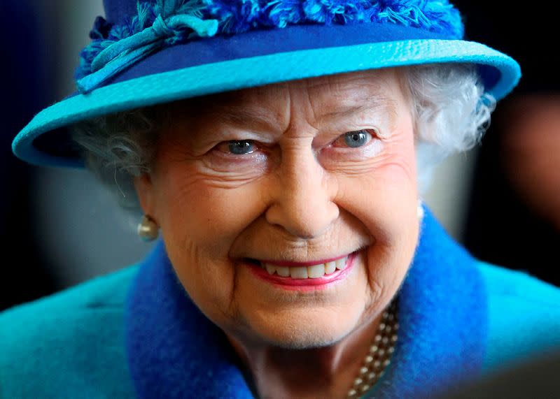 FILE PHOTO: Britain's Queen Elizabeth visits the National Memorial to the Few in Folkestone, southern England