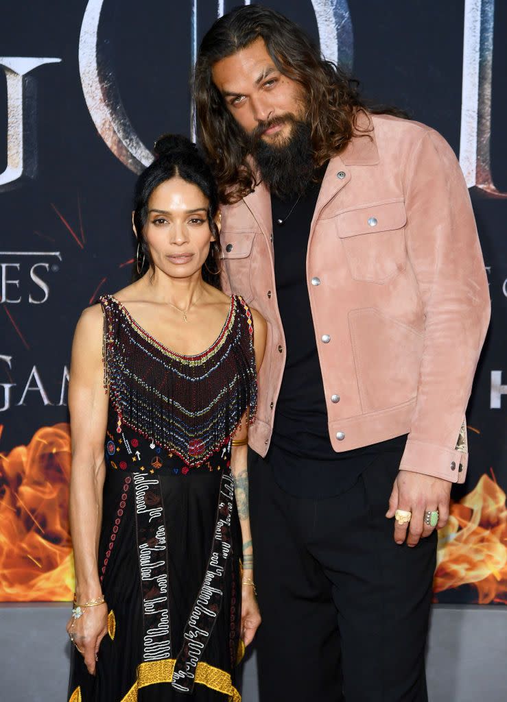 Now: Lisa Bonet and Jason Momoa