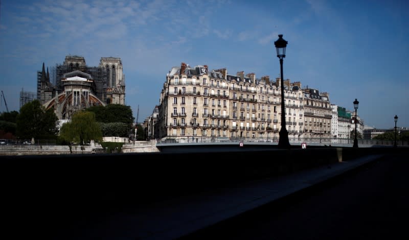 Restoration work resumes slowly at Notre Dame Cathedral in Paris