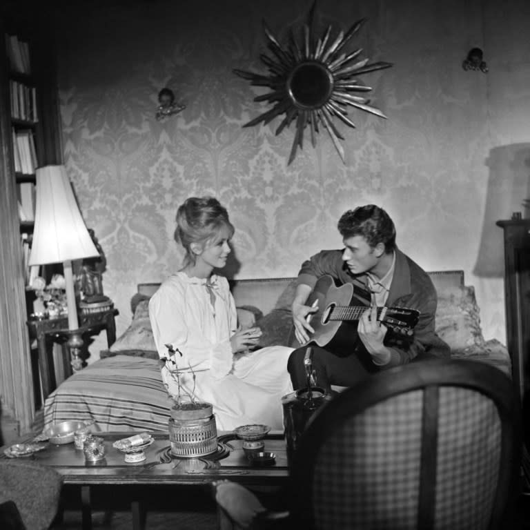 Catherine Deneuve et Johnny Hallyday