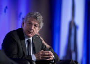 <p>Patron d’Atos, Thierry Breton est apprécié par 45% des personnes interrogées. </p>