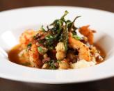 <p>Having a protein-filled breakfast doesn’t have to be boring, and this shrimp-and-grits recipe is a testament to that. A dish commonly served on <a href="https://www.thedailymeal.com/cook/best-southern-breakfast-recipes?referrer=yahoo&category=beauty_food&include_utm=1&utm_medium=referral&utm_source=yahoo&utm_campaign=feed" rel="nofollow noopener" target="_blank" data-ylk="slk:breakfast tables across the South;elm:context_link;itc:0;sec:content-canvas" class="link ">breakfast tables across the South</a>, shrimp and grits is a comfort food that doesn’t slack when it comes to flavor.</p> <p><a href="https://www.thedailymeal.com/recipes/southern-arts-wild-caught-georgia-shrimp-and-grits-recipe?referrer=yahoo&category=beauty_food&include_utm=1&utm_medium=referral&utm_source=yahoo&utm_campaign=feed" rel="nofollow noopener" target="_blank" data-ylk="slk:For the Shrimp and Grits recipe, click here.;elm:context_link;itc:0;sec:content-canvas" class="link ">For the Shrimp and Grits recipe, click here.</a></p>