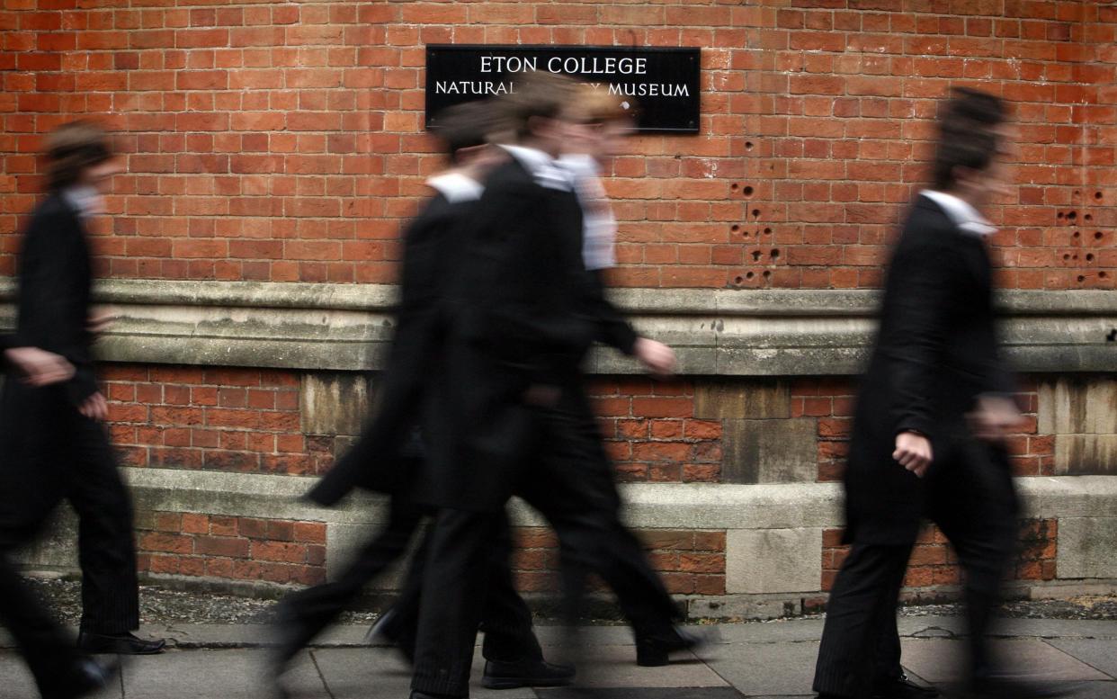 Eton students