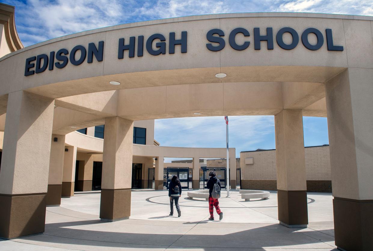 Edison High School is located at 100 W. Dr. Martin Luther King Blvd. in Stockton.
