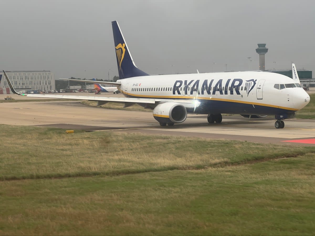 Going places? At Stansted airport, its main UK base, Ryanair has cancelled 38 flights (Simon Calder)