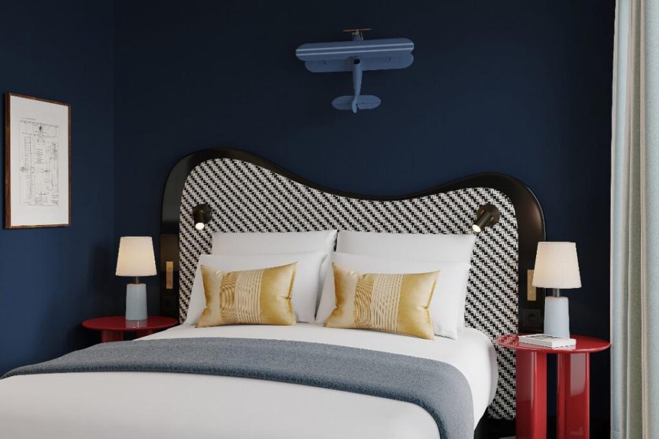 A member of Accor's Handwritten Collection soft brand, Hotel Paris Montmartre Sacré-Coeur has a guest room that looks like this. Source: Accor Group.