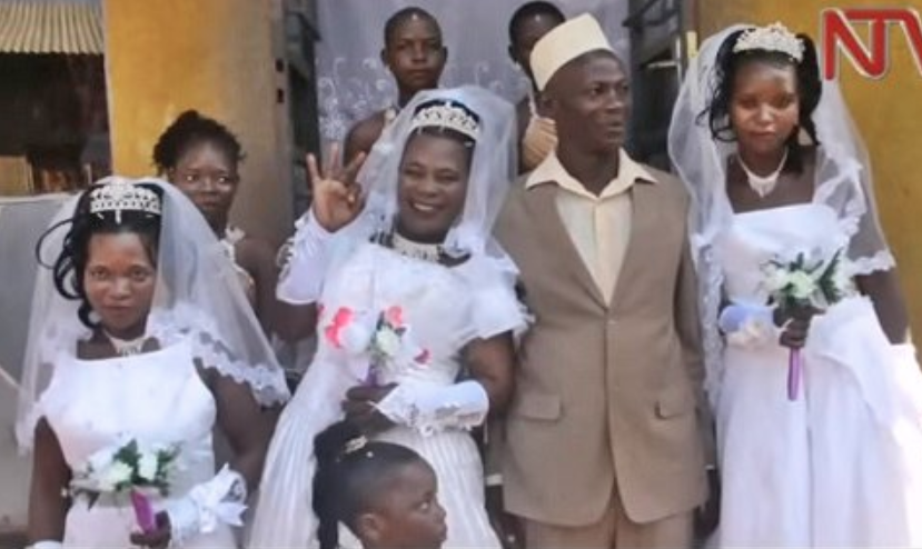 Se casó con tres mujeres al mismo tiempo. Foto: Twitter.com/Classic105Kenya