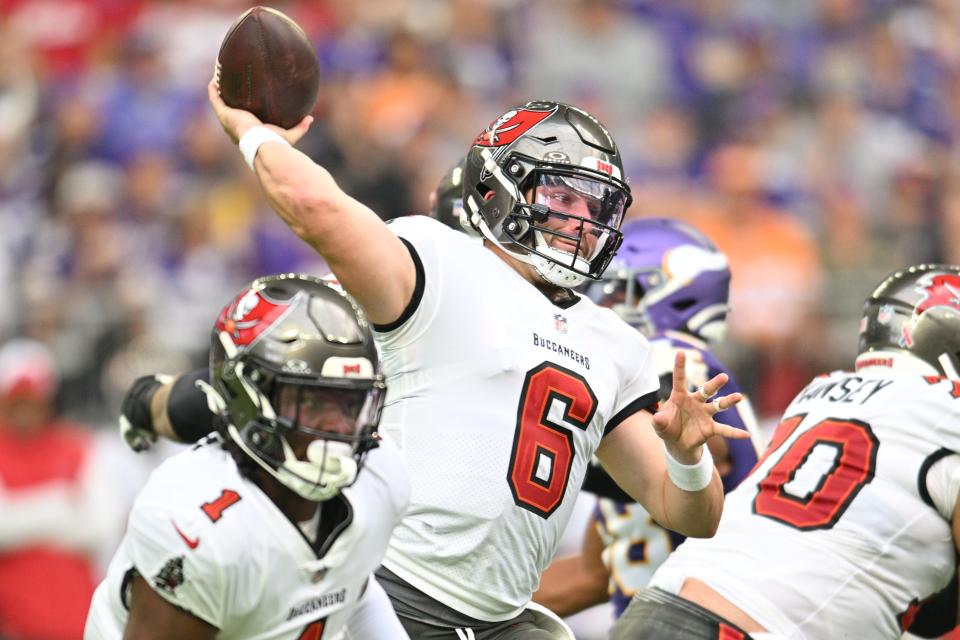 The Buccaneers are favorites to beat the Bears on Sunday.