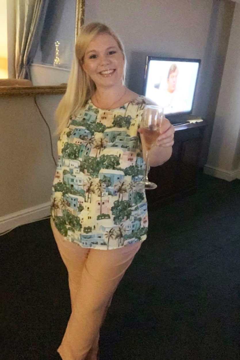 At her heaviest Hemming weighed over 18st before deciding to overhaul her lifestyle. (Slimming World/SWNS)
