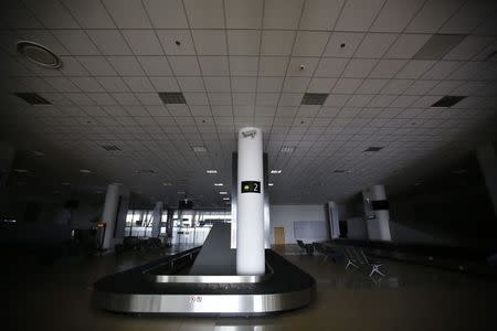 The luggage hall is seen at the airport in Lodz October 10, 2014. REUTERS/Kacper Pempel