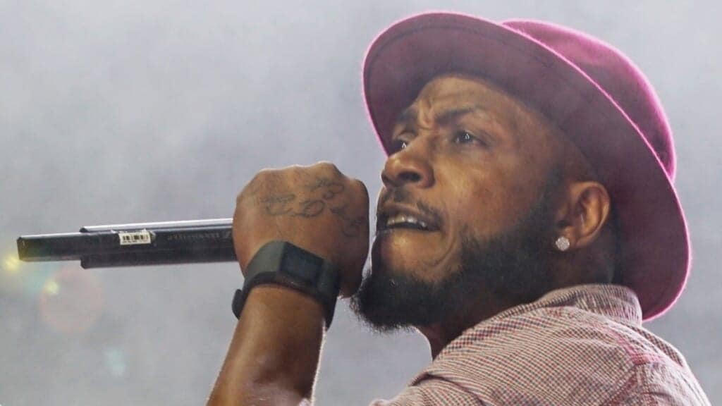 In this 2017 photo, rapper Mystikal performs onstage at the ESSENCE Festival at the Mercedes-Benz Superdome in New Orleans. (Photo by Bennett Raglin/Getty Images)