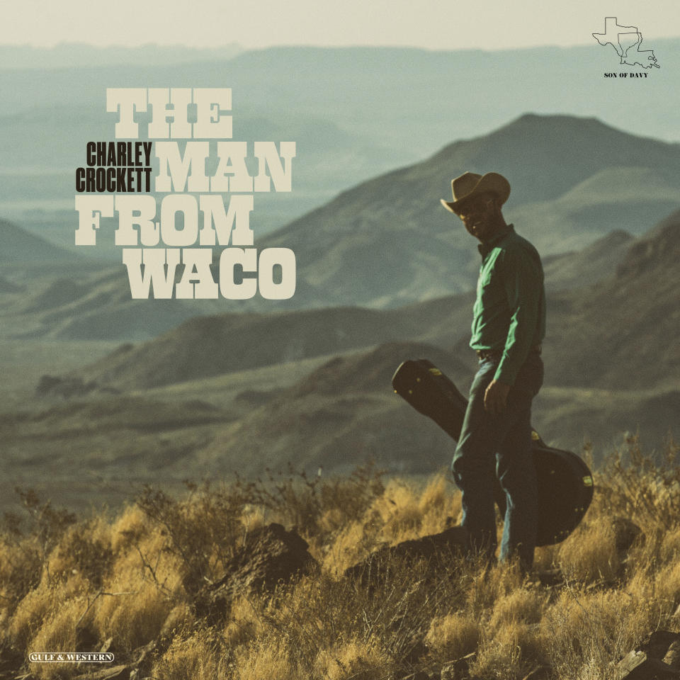 This cover image released by Son of Davy/ThirtyTigers shows "The Man From Waco" by Charley Crockett. (Son of Davy/ThirtyTigers via AP)