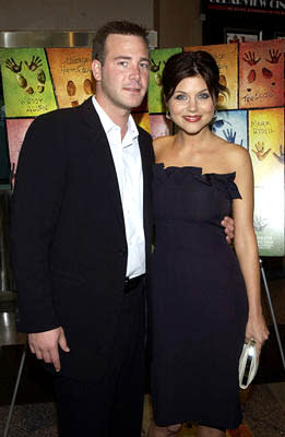 Richard Ruccolo and Tiffani Thiessen at the New York premiere of Dreamworks' Hollywood Ending