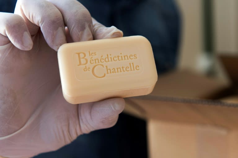 Soaps, body lotions and shower gels are among the products made at the Saint-Vincent abbey in Chantelle