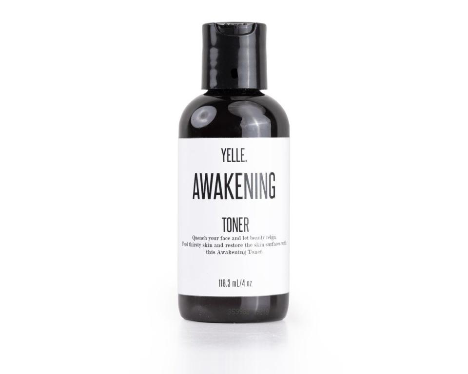 <p><a href="https://yelleskincare.com/collections/yelle-toners/products/awakening-milk-honey-toner" rel="nofollow noopener" target="_blank" data-ylk="slk:Shop Now;elm:context_link;itc:0;sec:content-canvas" class="link ">Shop Now</a></p><p>Awakening Milk & Honey Toner</p><p>yelleskincare.com</p><p>$26.00</p>