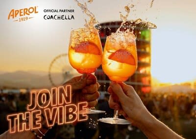 Aperol® Returns to Coachella Valley Music and Arts Festival® with New Aperol Terrazza and a Golden Hour Aperitivo Experience