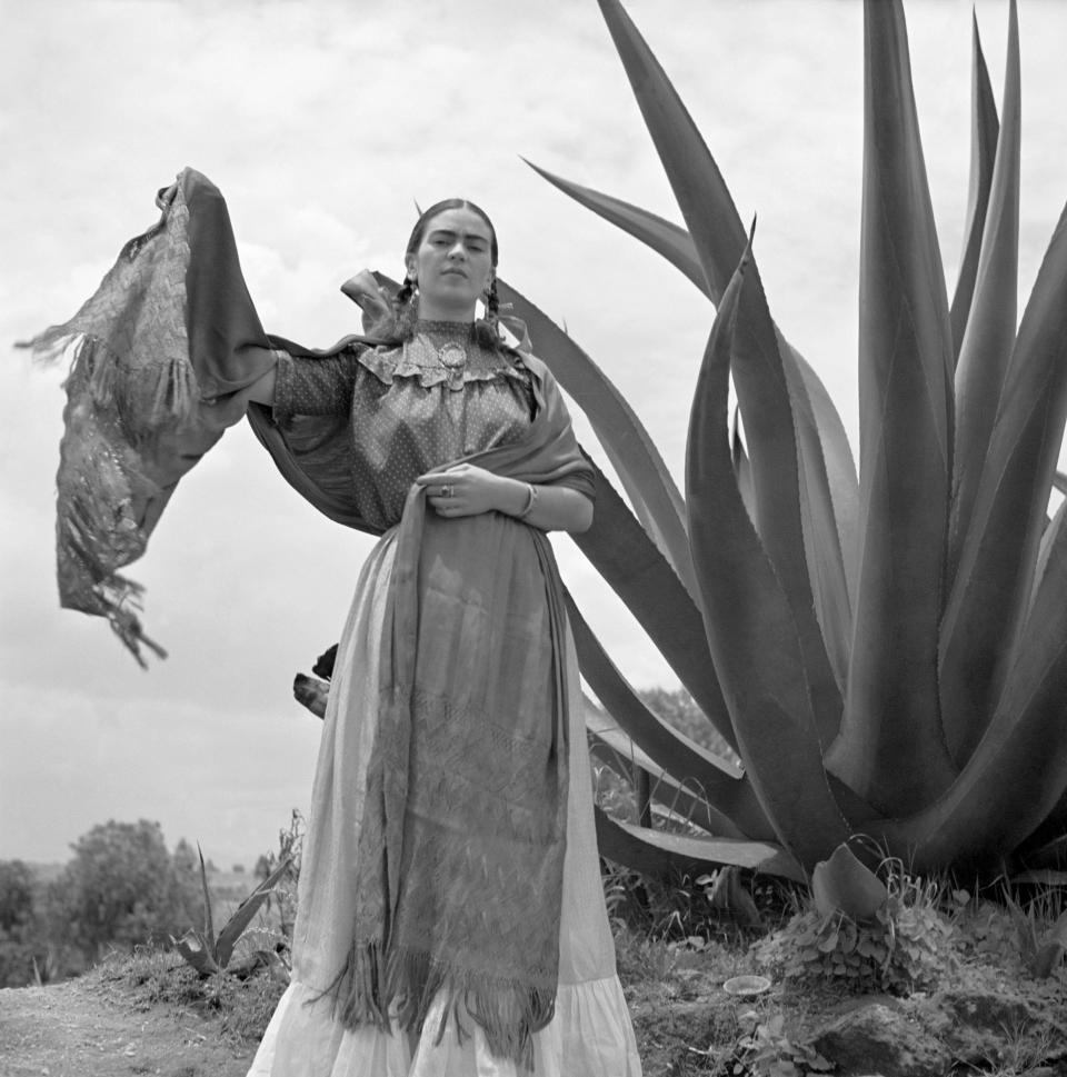 Dieses Foto von Frida Kahlo erschien 1937 in der Vogue (Bild: Rex Features)