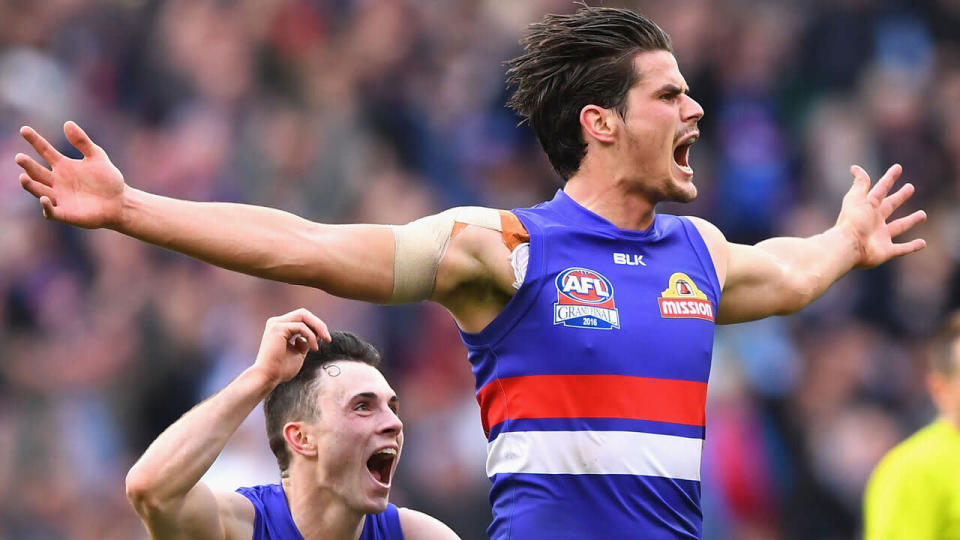 Tom Boyd's crowning moment arrived in the 2016 grand final. Pic: Getty